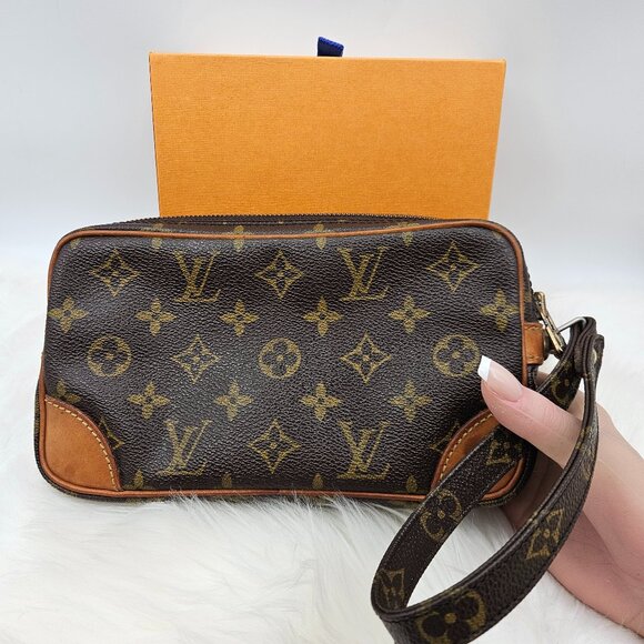Louis Vuitton  Mono Marly Dragonne PM Clutch - Picture 1 of 17